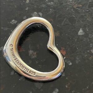 Tiffany & Co. Sterling Silver Open Heart without Chain